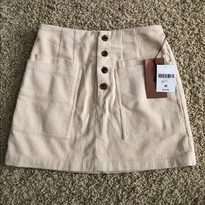 Forever 21 corduroy pleated skirt